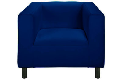 ColourMatch Moda Leather Effect Chair - Marina Blue